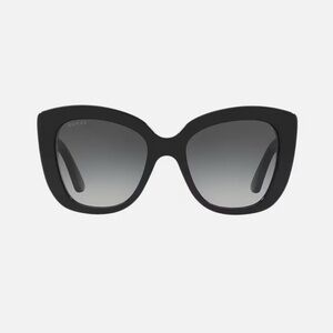 ❤️Gucci Black Modern Oversized Cat Eye Sunglasses